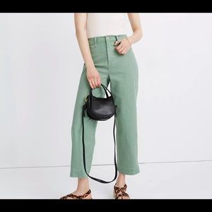 Madewell Slim Emmet Wide Leg Crop